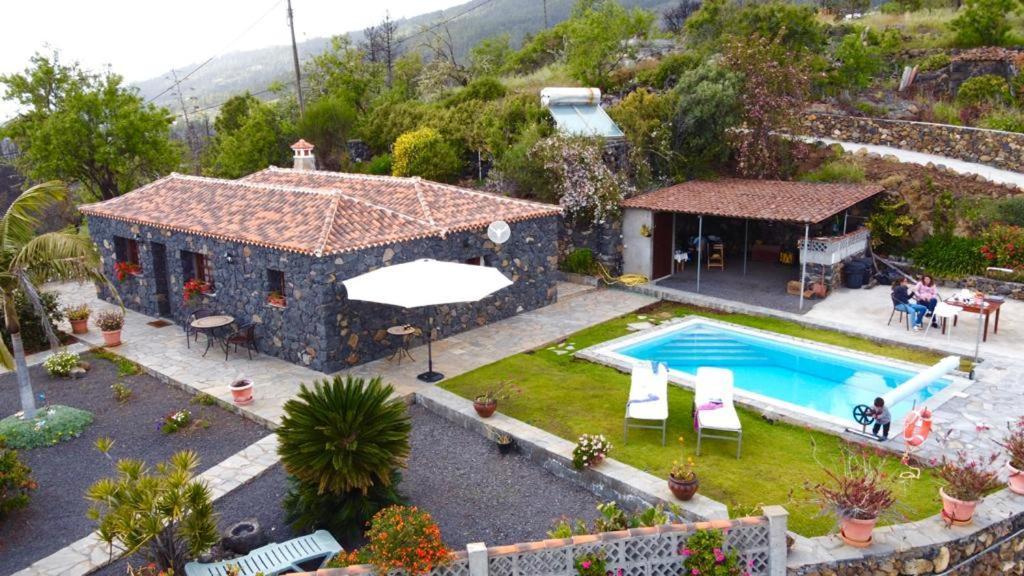 Climatized Pool Free Wifi Casa Rural Las Pareditas Tijarafe Exterior foto