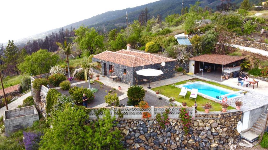 Climatized Pool Free Wifi Casa Rural Las Pareditas Tijarafe Exterior foto