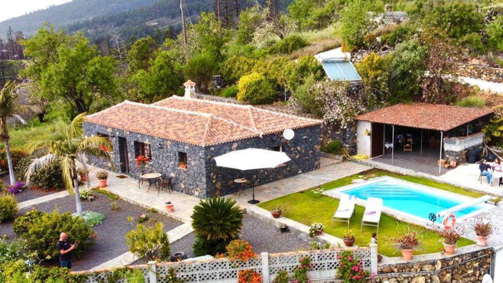 Climatized Pool Free Wifi Casa Rural Las Pareditas Tijarafe Exterior foto