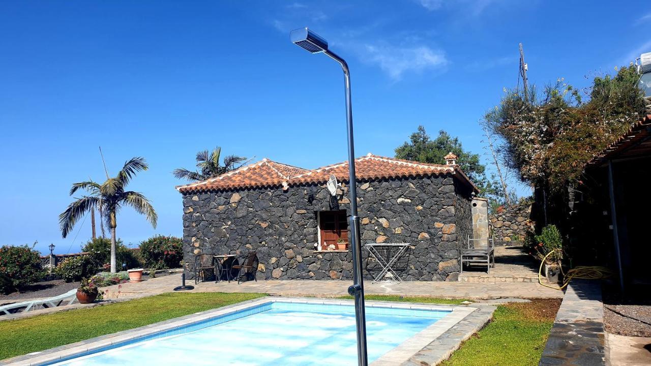 Climatized Pool Free Wifi Casa Rural Las Pareditas Tijarafe Exterior foto
