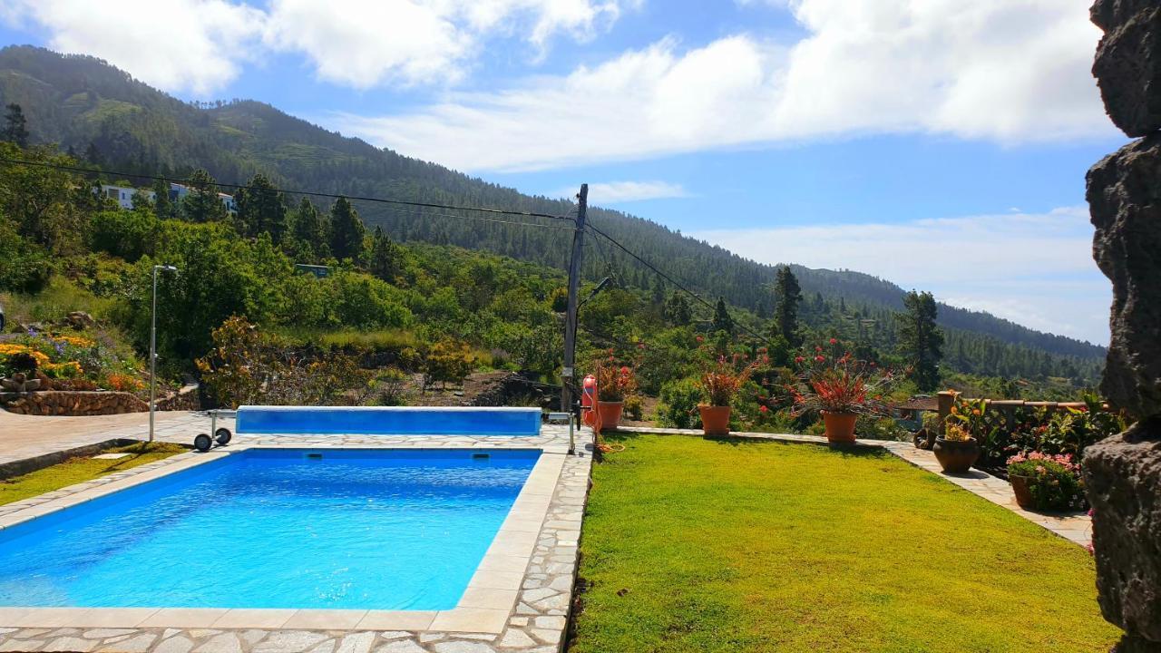 Climatized Pool Free Wifi Casa Rural Las Pareditas Tijarafe Exterior foto