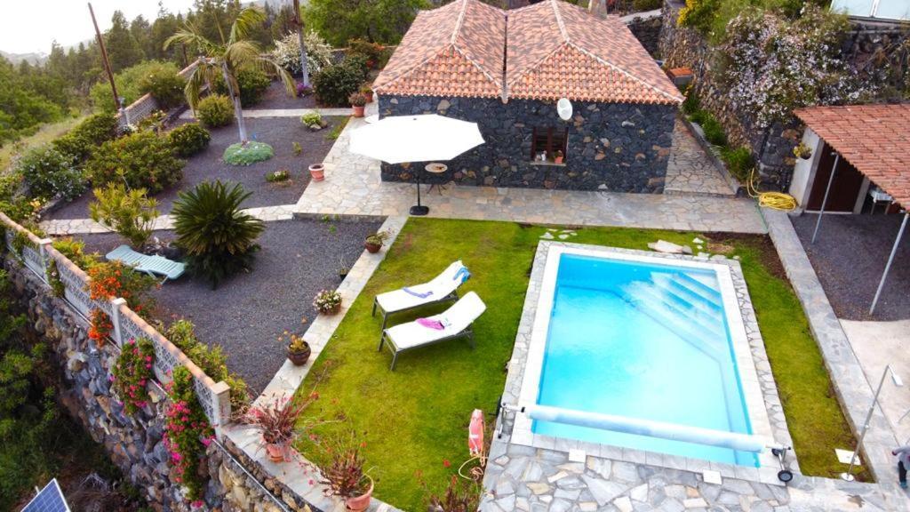 Climatized Pool Free Wifi Casa Rural Las Pareditas Tijarafe Exterior foto